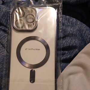 Sleek Silver iPhone Case with Camera Protection